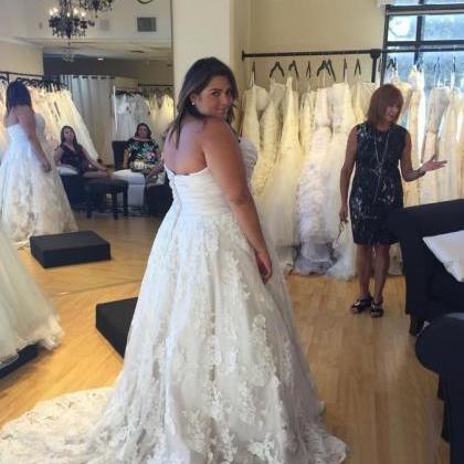 Ruching Plus Size Lace Sweetheart Wedding Dress Bridal Gown Custom Uk ...